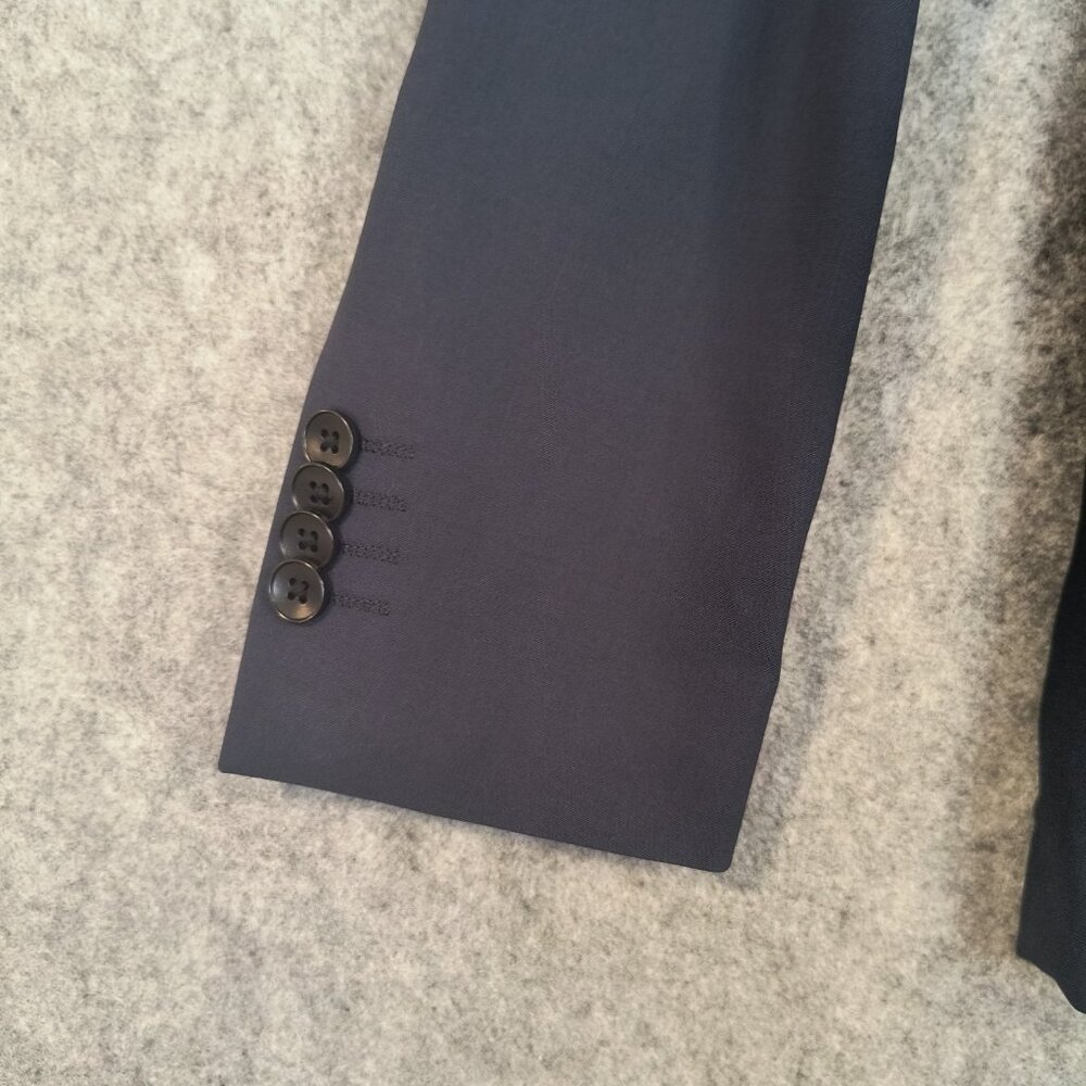 Theory Men's Blazer Suite Jacket Navy Blue Sz 36 Reg Wool Chambers Stretch $595 - Picture 8 of 14